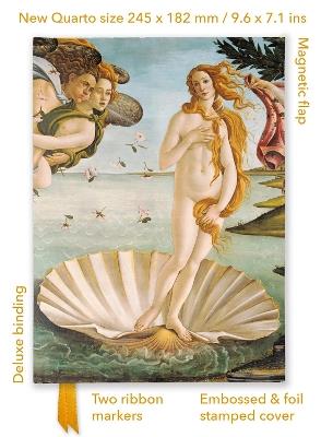 Sandro Botticelli: The Birth of Venus (Foiled Quarto Journal) - cover