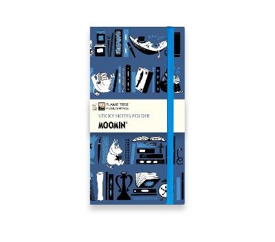 Moomin Bookshelves Flame Tree Sticky Notes Folder - cover