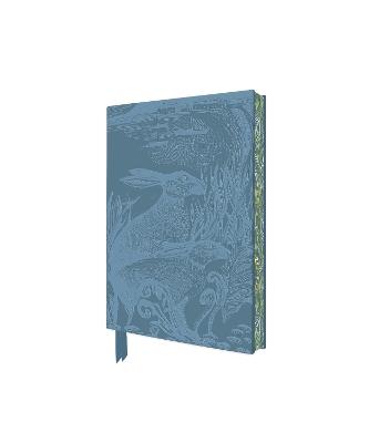 Angela Harding: Rathlin Hares Artisan Art Pocket Notebook (Flame Tree Journals) - cover