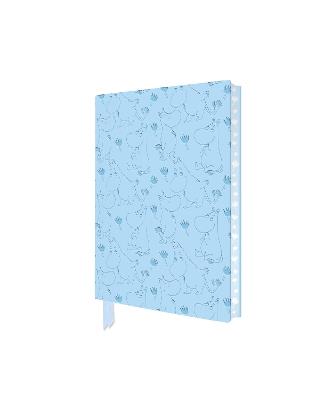 Moomin and Flowers Artisan Art Pocket Notebook (Flame Tree Journals) - cover