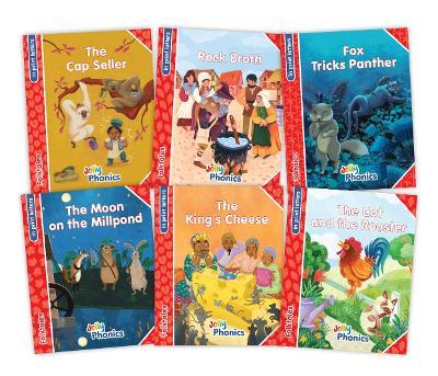 Jolly Phonics Folktales Red Readers (Level 1) Complete Set (1-6): In Print Letters (American English edition) - Emily Guille-Marrett - cover