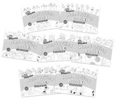 Jolly Phonics Handwriting Books Complete Set (1-7): In Print Letters (American English edition) - Jolly Learning - cover