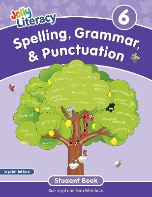 Spelling, Grammar, & Punctuation Student Book 6: In Print Letters (American English edition) - Sue Lloyd,Sara Wernham - cover