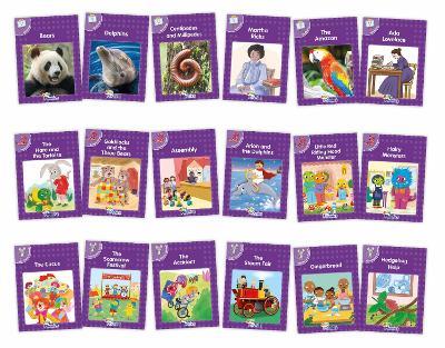 Core Purple Readers Complete Set (18 Books): in Precursive Letters (British English Edition) - Sara Wernham - cover