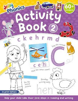 Jolly Phonics Activity Book 2: in Print Letters (American English edition) - Sara Wernham,Sue Lloyd - cover