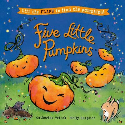 Five Little Pumpkins: A lift-the-flap Halloween picture book - Catherine Veitch - cover