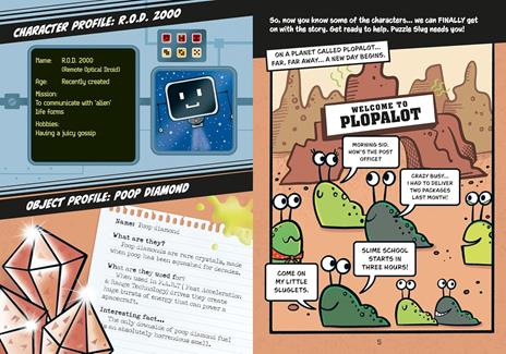 Puzzle Slug and the Intergalactic Poop Robbery - Candice Whatmore - cover