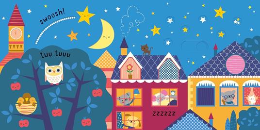 Di notte. Primi libri tattili. Trascina e scopri. Ediz. illustrata - Fiona Watt - 2