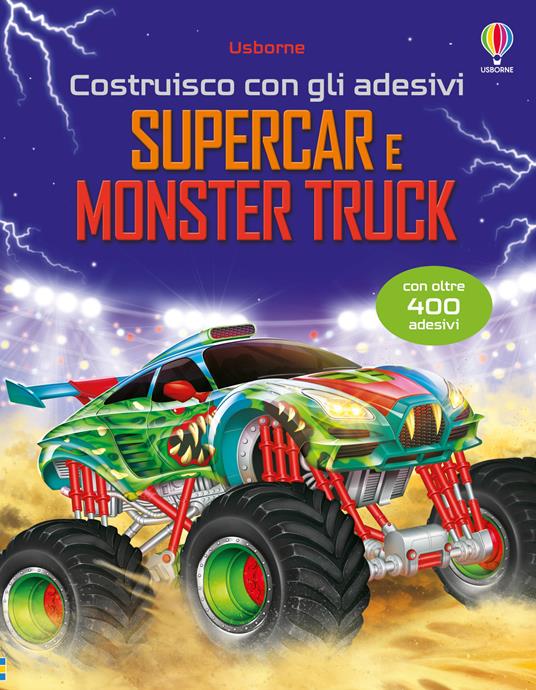 Supercar e monster truck. Con adesivi. Ediz. illustrata - Simon Tudhope - copertina