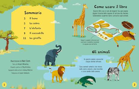 Animali della savana. Ediz. illustrata - Abigail Wheatley - 2