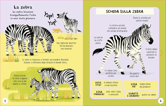 Animali della savana. Ediz. illustrata - Abigail Wheatley - 6