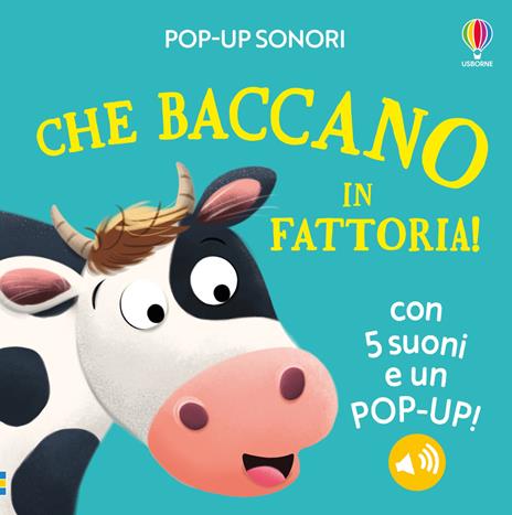 Che baccano in fattoria! Pop-up sonori. Ediz. a colori - Sam Taplin - copertina