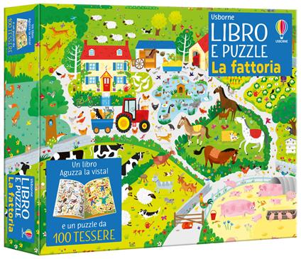 La fattoria. Ediz. a colori. Con puzzle - Kirsteen Robson - copertina