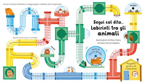 Labirinti tra gli animali. Ediz. illustrata - Felicity Brooks - 2