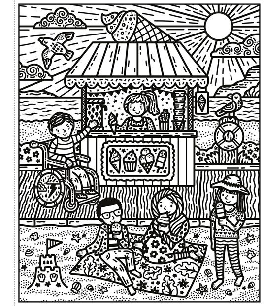 In riva al mare. Ediz. illustrata. Con pennello - Lizzie Cope - 2