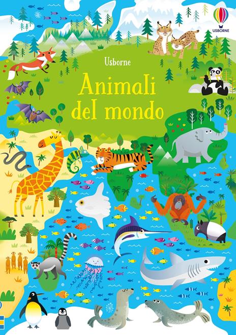 Animali del mondo. Ediz. a colori. Con puzzle da 300 tessere - Kirsteen Robson,Sam Smith - 2
