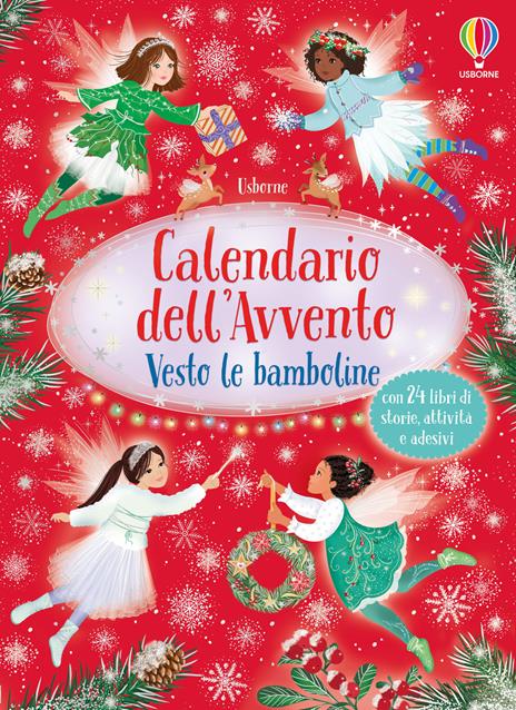 Vesto le bamboline. Calendario dell'Avvento - Fiona Watt,Zanna Davidson - copertina