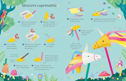 Lavoretti e attività con gli unicorni. Ediz. a colori - Kate Nolan - 6