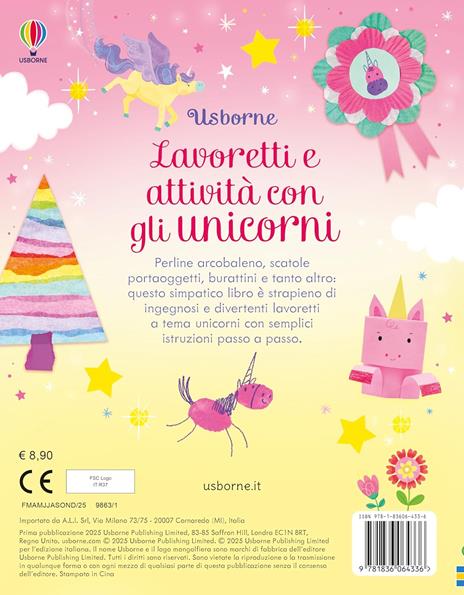 Lavoretti e attività con gli unicorni. Ediz. a colori - Kate Nolan - 7