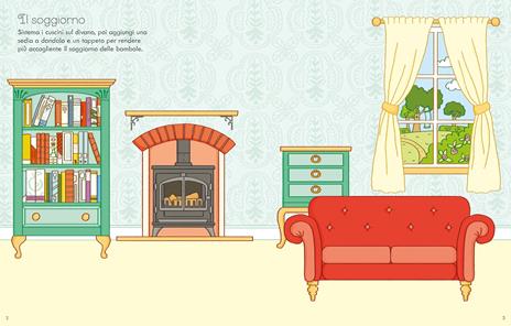 La casetta delle bambole. Con adesivi. Ediz. a colori - Abigail Wheatley - 2