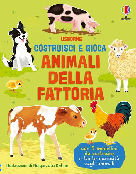 Animali della fattoria. Ediz. illustrata. Con 5 modellini - Abigail Wheatley - copertina