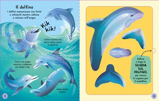 Animali marini. Ediz. a colori. Con 5 modellini - Abigail Wheatley - 2