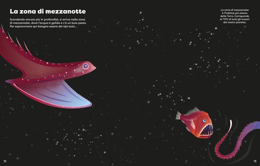 Creature degli abissi. Con adesivi. Ediz. a colori - Alice James - 2