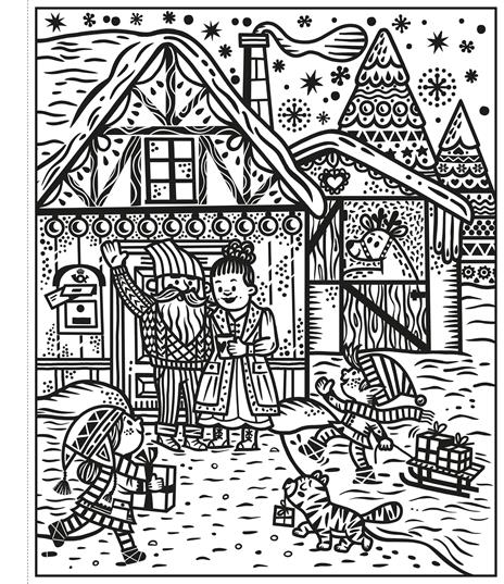 Il villaggio di Babbo Natale. Ediz. a colori. Con pennello - Abigail Wheatley - 7