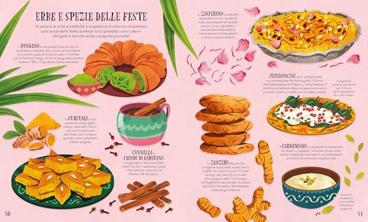 Un mondo di ricette per le feste. Tradizioni festive tavola. Ediz. a colori - Abigail Wheatley - 6