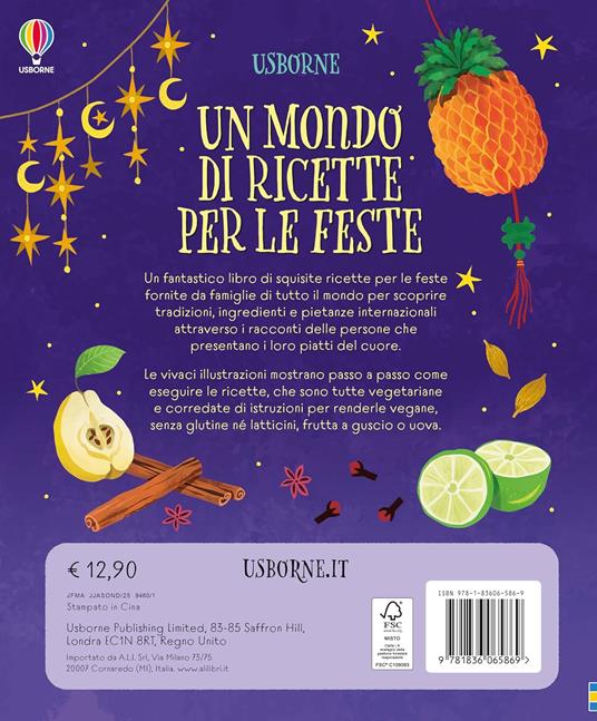 Un mondo di ricette per le feste. Tradizioni festive tavola. Ediz. a colori - Abigail Wheatley - 7