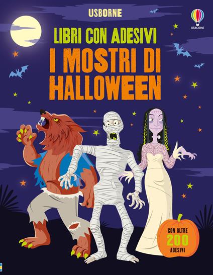 Mostri di Halloween. Con adesivi. Ediz. a colori - Louie Stowell - copertina