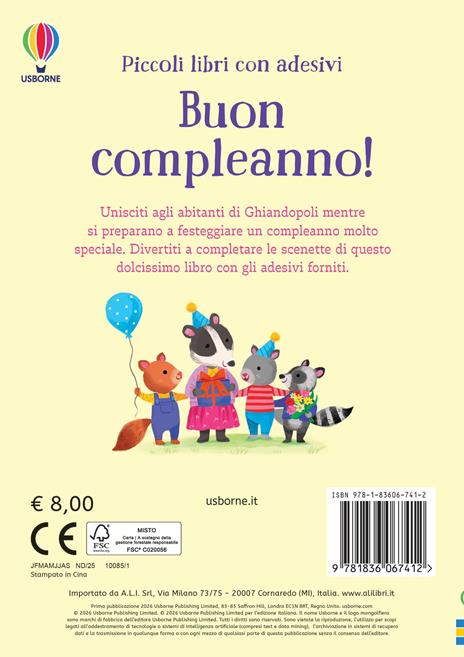 Buon compleanno! Con adesivi. Ediz. a colori - Holly Bathie - 3