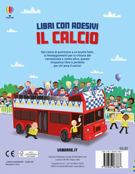 Il calcio. Con adesivi. Ediz. a colori - Fiona Watt - 2