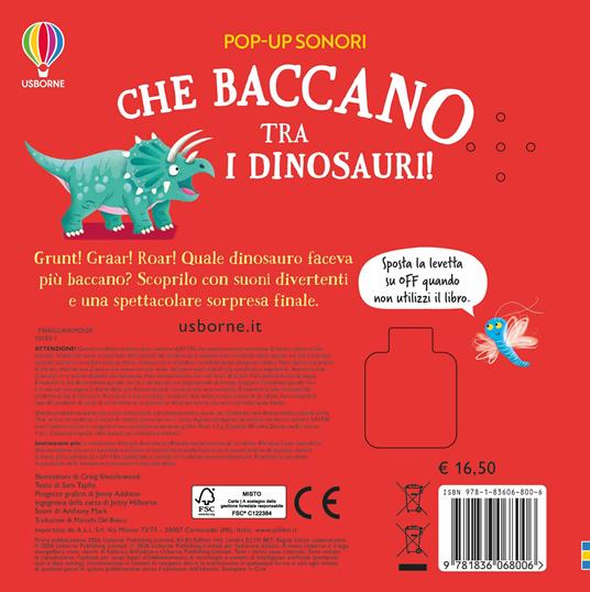 Che baccano tra i dinosauri! Ediz. a colori - Sam Taplin - 2