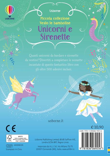 Unicorni e sirenette. Con adesivi. Ediz. a colori - Fiona Watt - 3