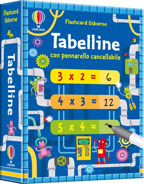 Tabelline. Ediz. illustrata. Con pennarello - Kirsteen Robson - copertina