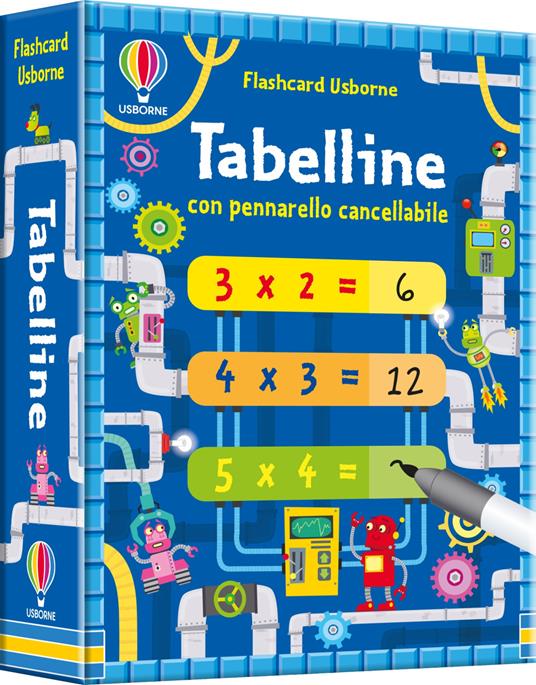 Tabelline. Ediz. illustrata. Con pennarello - Kirsteen Robson - copertina