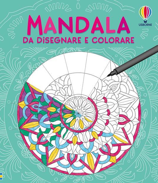 Mandala da disegnare e colorare - Abigail Wheatley - copertina