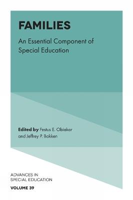 Families: An Essential Component of Special Education - cover