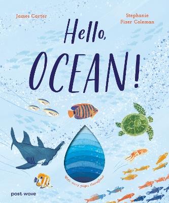 Hello, Ocean!: With Wavy Pages Throughout - James Carter - cover