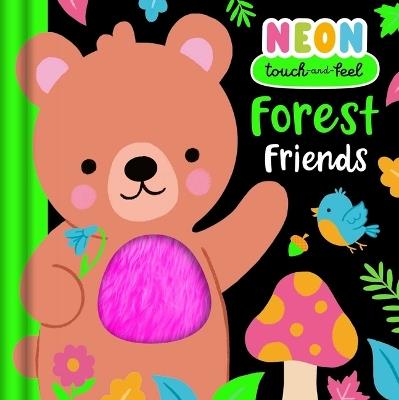 Neon Touch & Feel: Forest Friends - Igloobooks - cover