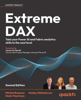 Extreme DAX: Take your Power BI and Fabric analytics skills to the next level - Michiel Rozema,Madzy Stikkelorum,Henk Vlootman - cover