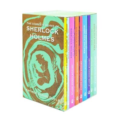 The Complete Work of Sherlock Holmes 9 Books Set Collection: (A Study In Scarlet, The Sign Of Four, The Adventures of Sherlock Holmes, The Memoirs of Sherlock Holmes) - Arthur Conan Doyle - cover