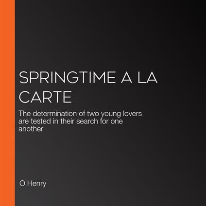 Springtime a la Carte