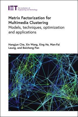 Matrix Factorization for Multimedia Clustering: Models, techniques, optimization and applications - Hangjun Che,Xin Wang,Xing He - cover