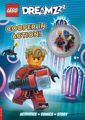 LEGO® DREAMZzz™: Cooper in Action Activity Book (with Cooper LEGO minifigure and grimspawn mini-build) - LEGO®,Buster Books - cover