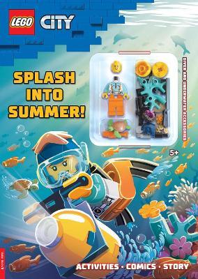 LEGO® City: Splash into Summer (with diver LEGO minifigure and underwater accessories) - LEGO®,Buster Books - cover