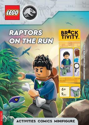 LEGO® Jurassic World™: Raptors on the Run (with Kenji minifigure, baby raptor and accessories) - LEGO®,Buster Books - cover