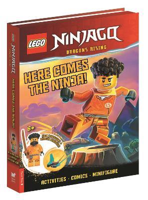 LEGO® NINJAGO®: Here Comes the Ninja! (with Arin minifigure and dragon mini-build) - Buster Books,LEGO® - cover