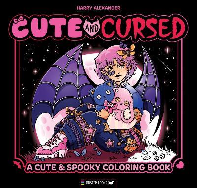 Cute & Cursed: A Spookily Cute Coloring Book - cover